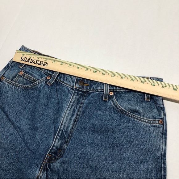 Vintage Levis 550 Men’s Relaxed Fit Tapered Leg Orange Tag Jeans Sz 36x34 - Picture 11 of 13